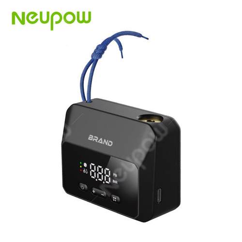 大容充量你山地公路自行车充气泵Z13智能数显自动打停便携式迷气