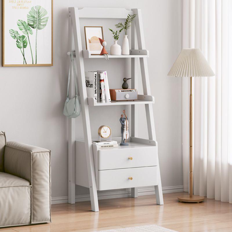 实木落书架1多层置物架客阳台床头地收纳展置厅厅物架
