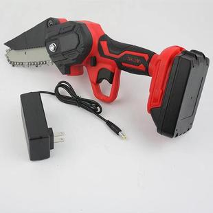 4寸电单木链锯锯手锯伐锯园林锯充电锯迷你锯电圆059锯修枝充电式