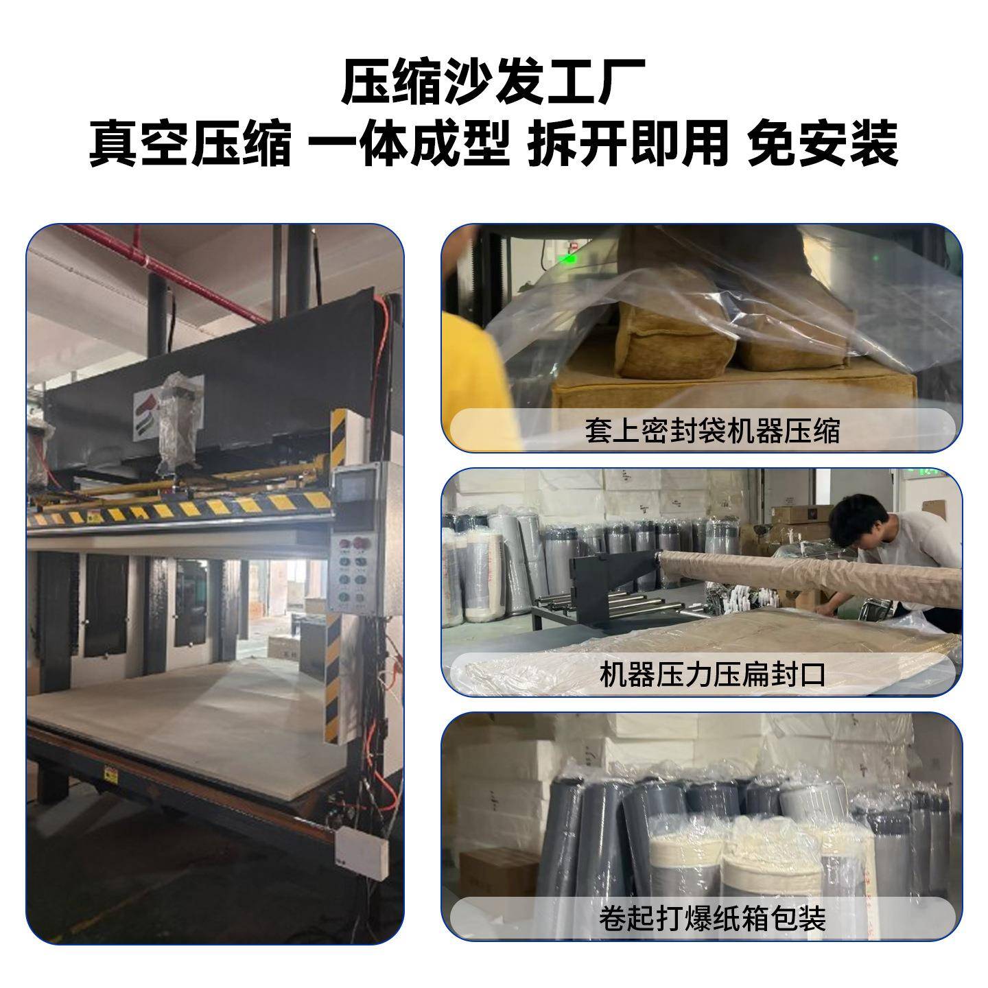 折叠沙发床一租体两用客厅发民宿双人沙发出房布艺沙压813缩发沙