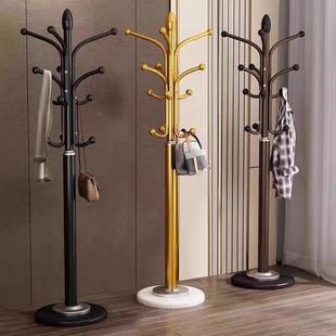 ITU粗衣架落地家用挂衣架立式 客厅卧室室内房间晾衣服架帽子加铁