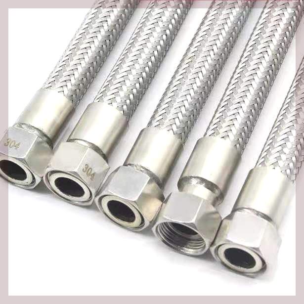 304不锈钢波纹管1寸高温高压蒸汽工业金属软管钢丝编织网1寸DN25