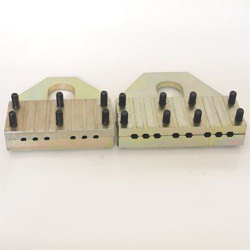 电梯钢丝绳夹绳器防滑加厚一体6槽8槽夹板固定器放绳器夹紧提绳器