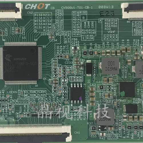 全新原装 50PUF6192 U50F1 逻辑板 CV500U1-T01-CB-1  接口80PIN