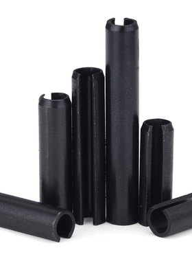 GB879弹性销空心销开口销圆柱销定位销锰钢发黑d1.5d2d3d4d5d6 L