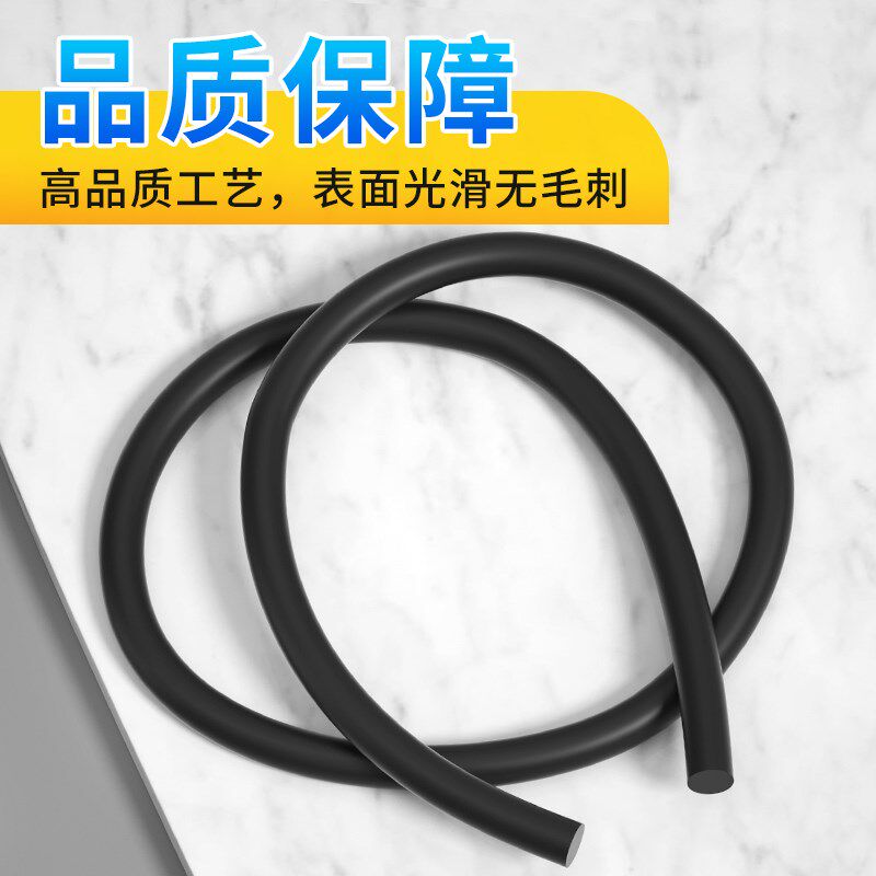 实心橡胶圆条黑色填缝圆柱条丁晴耐油腐蚀减震NBR密封O型条橡胶绳