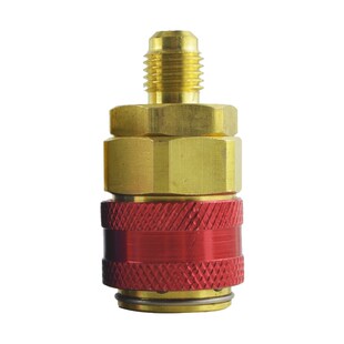 可调汽车专用快速接头汽车空调R134a加氟工具高低压加液转换接头