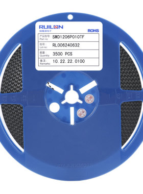 全新原装1206贴片PTC自恢复保险丝 100ma 0.1A 60V SMD1206P010TF