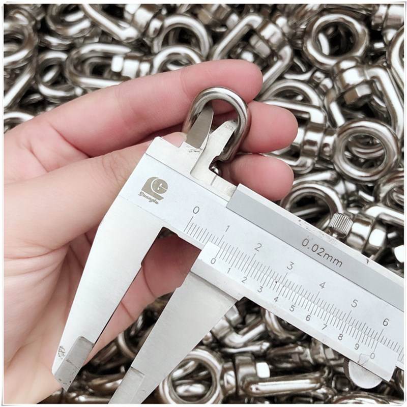 滨州腾达304不锈钢旋转M04连接环狗链转环链条钢丝绳连接扣