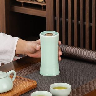 室内手持香薰炉陶瓷电香炉家用电子创意调温礼品摆件品 香炉充电式