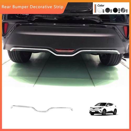 适用于16-20款CHR后杠饰条B款后杠亮片C-HR保险杠饰条防撞条改装