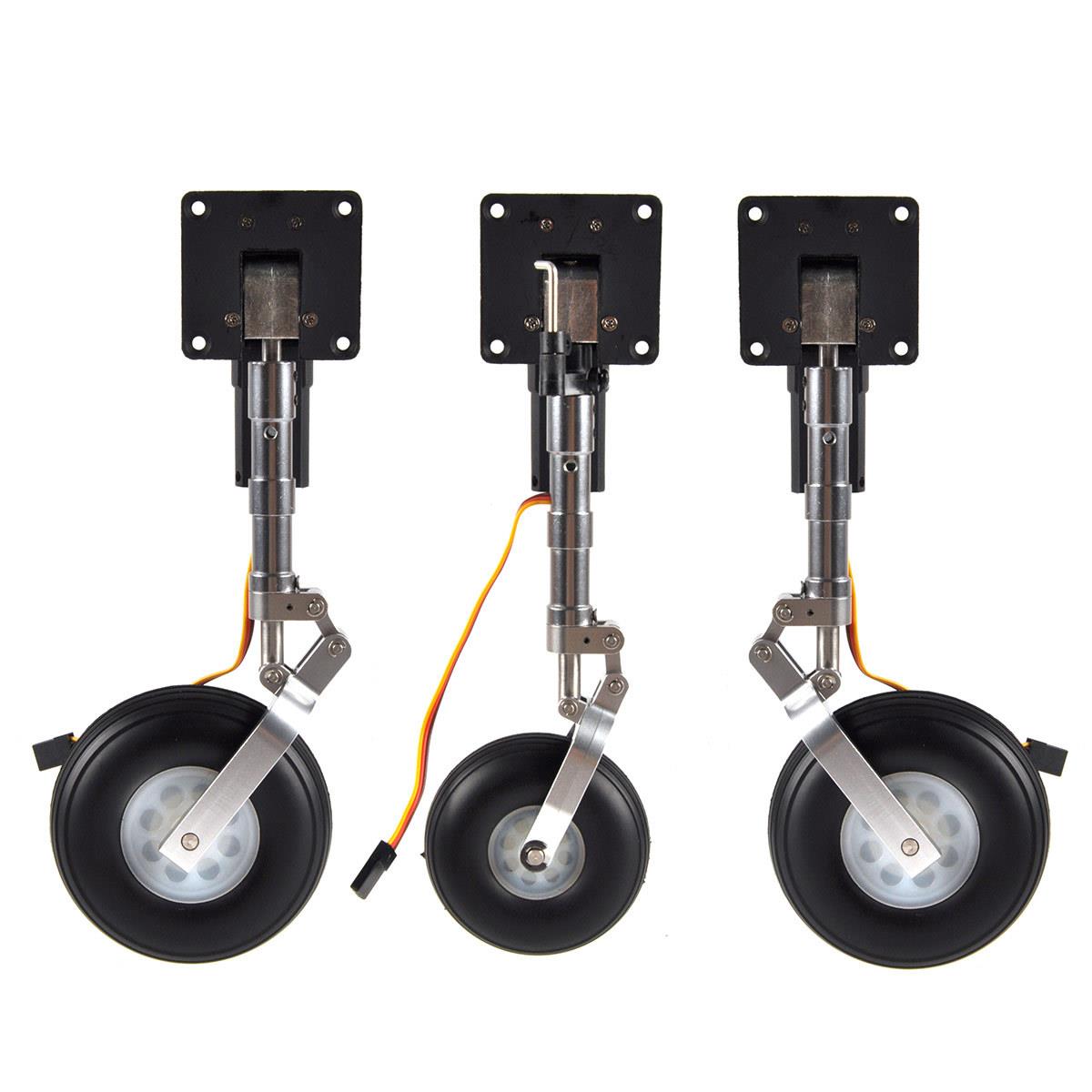 航模飞机起落架前三点电子收放起落架1.6米红箭避震脚套装