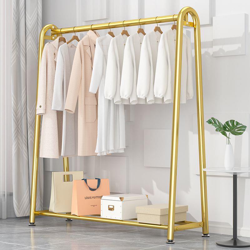 晾衣架落地卧室可移动家用凉衣架阳台挂衣服架子室内简易杆衣帽架