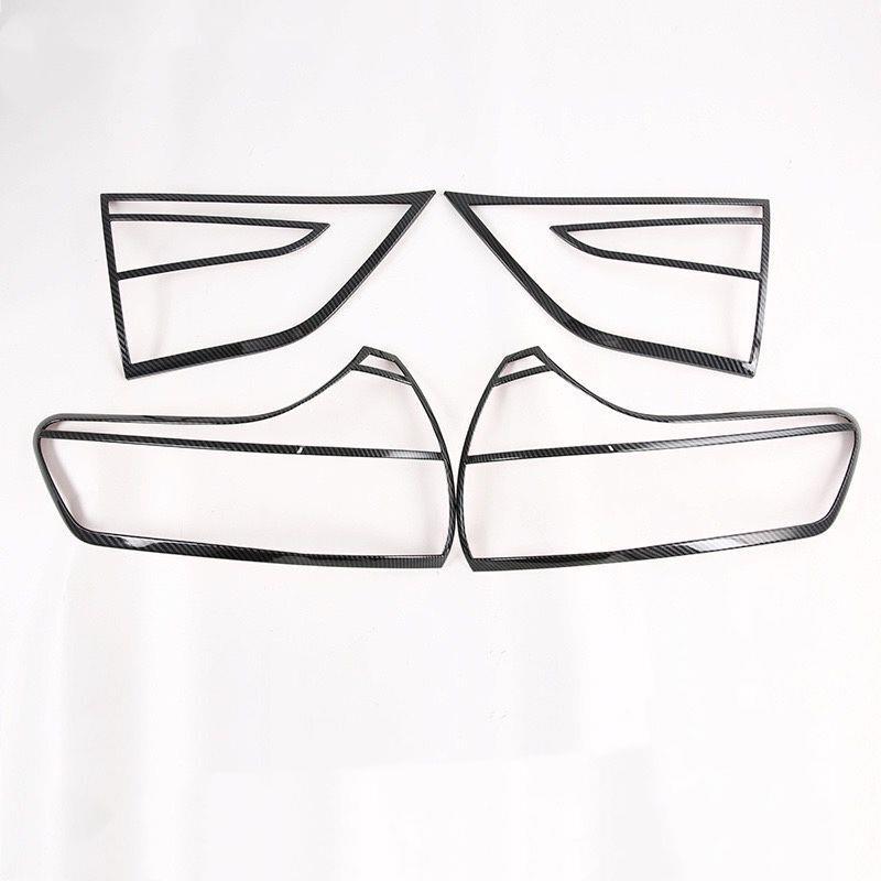 适用于20款塞纳改装专用尾灯罩装饰碳纤纹等罩框亮条贴片
