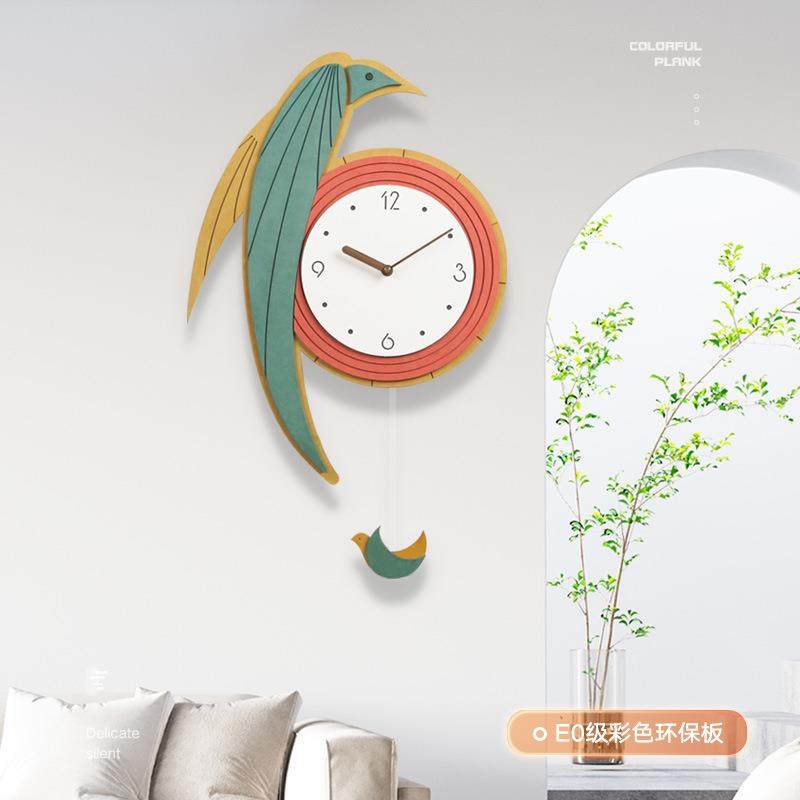 2022新款钟表挂钟客厅家用时尚创意简约现代静音石英钟家用大挂表