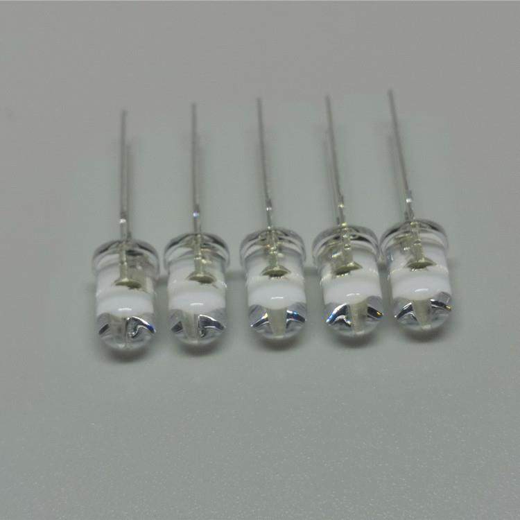 专业制造5mm圆头直插led超高亮led灯珠白光led台灯专用灯珠优惠