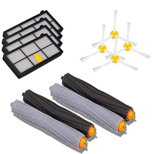 适用iRobotroomba扫地机机器人配件800/900系通用滤网滚刷边刷