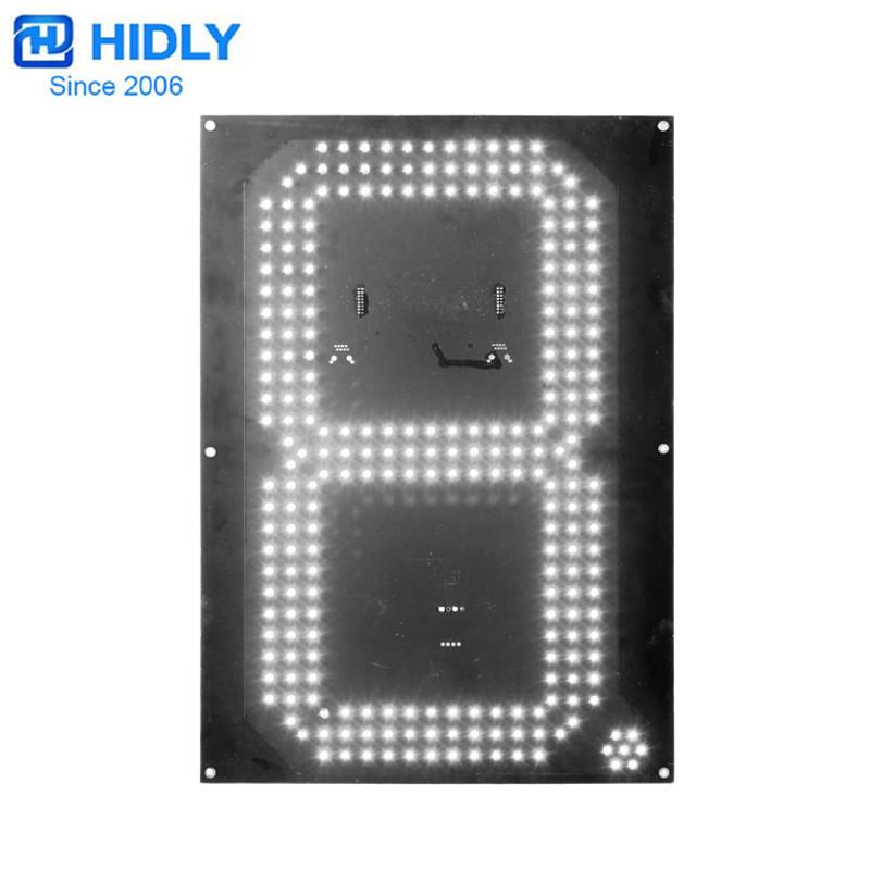 广东18寸白色直八斜八led单元版led油价屏LED数字模组可遥控