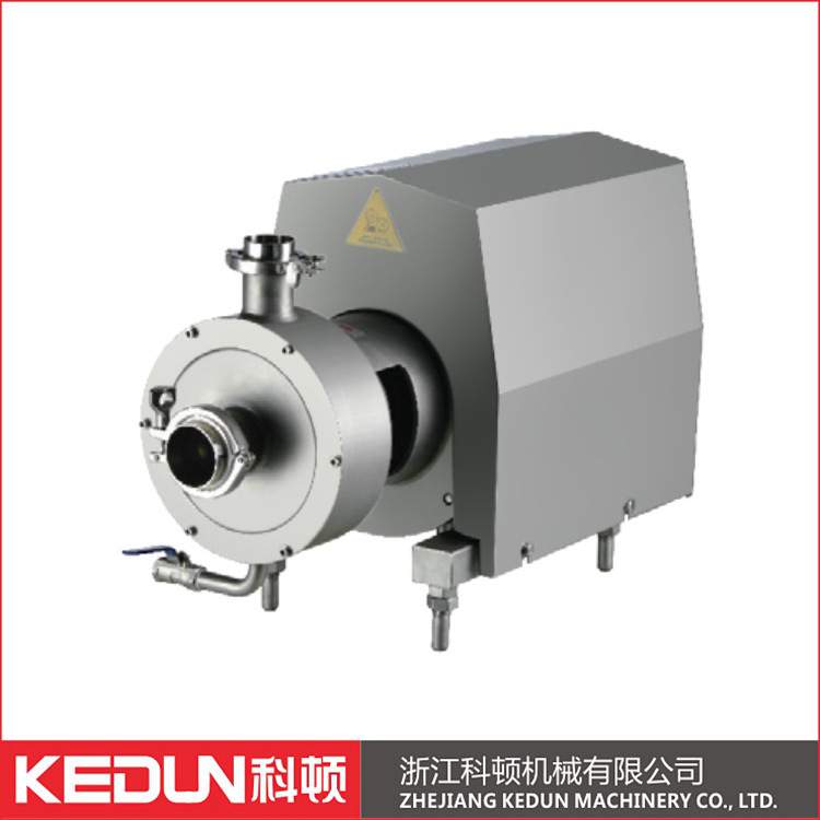 移动管线式高剪切多级乳化泵不锈钢液体水粉混合泵带漏斗混合泵