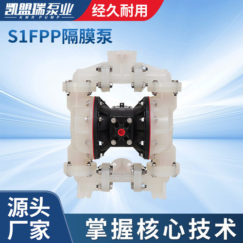 厂家供应S1FB3P2PPS100隔膜泵规格齐全S1FPP塑料隔膜泵工程塑料泵