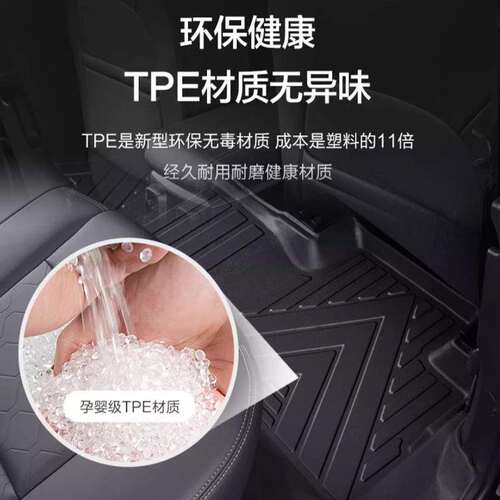 适用广汽传祺GS3脚垫TPE全包围专用POWER影速24款全套2019汽车用
