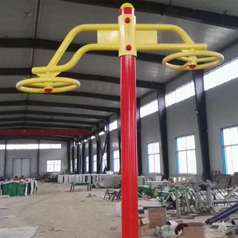 双位旋转轮健身器材双人空中旋转空中转轮室外小区广场健身路径