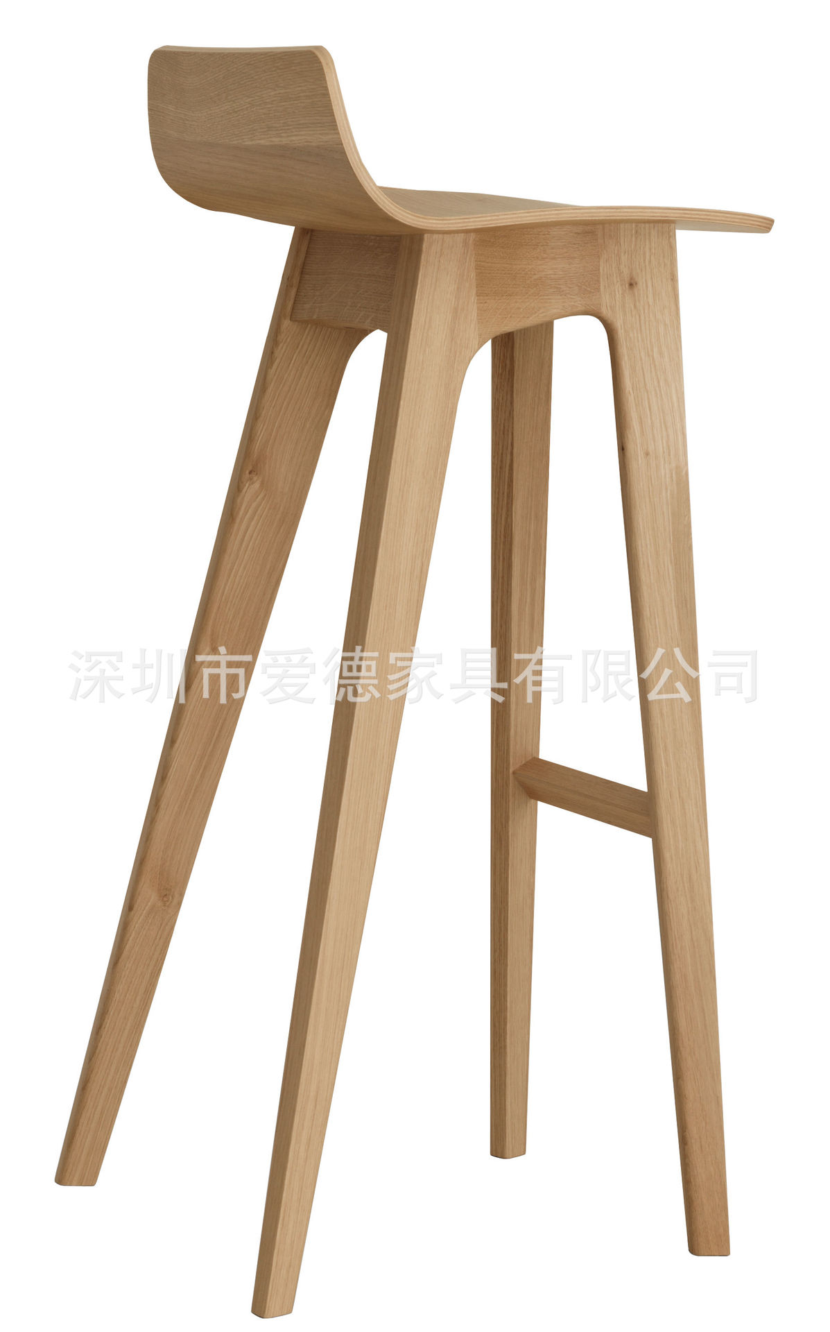 现代时尚高吧椅子 个性化实木高档酒吧吧台椅