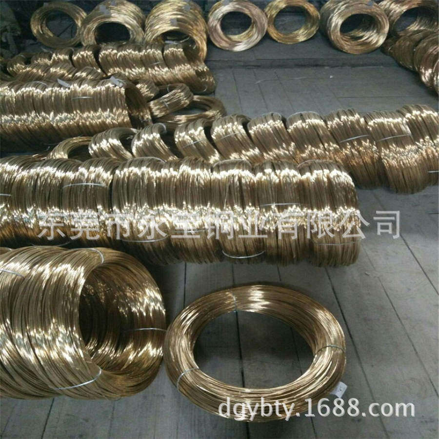偏软H68黄铜线 C2680全硬黄铜线 光亮饰品黄铜线丝 当天发货