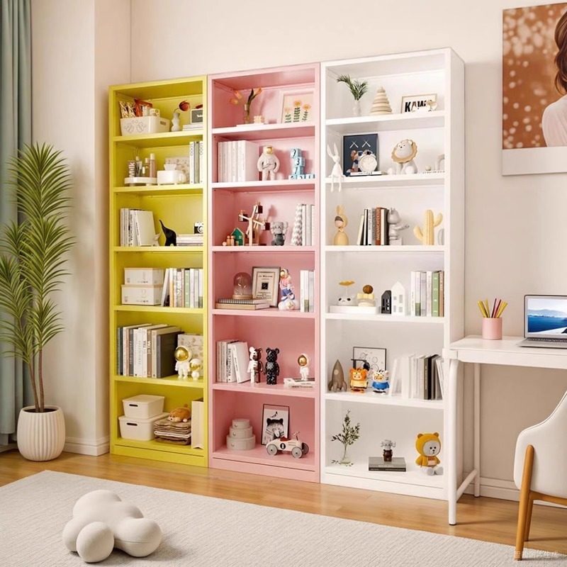 家用钢制书架落地置物架钢制夹缝柜铁艺书架儿童落地收纳柜书柜,电子元器件市场,电线扎带/束线带,淘宝优惠券,粉丝福利购,淘宝优惠卷