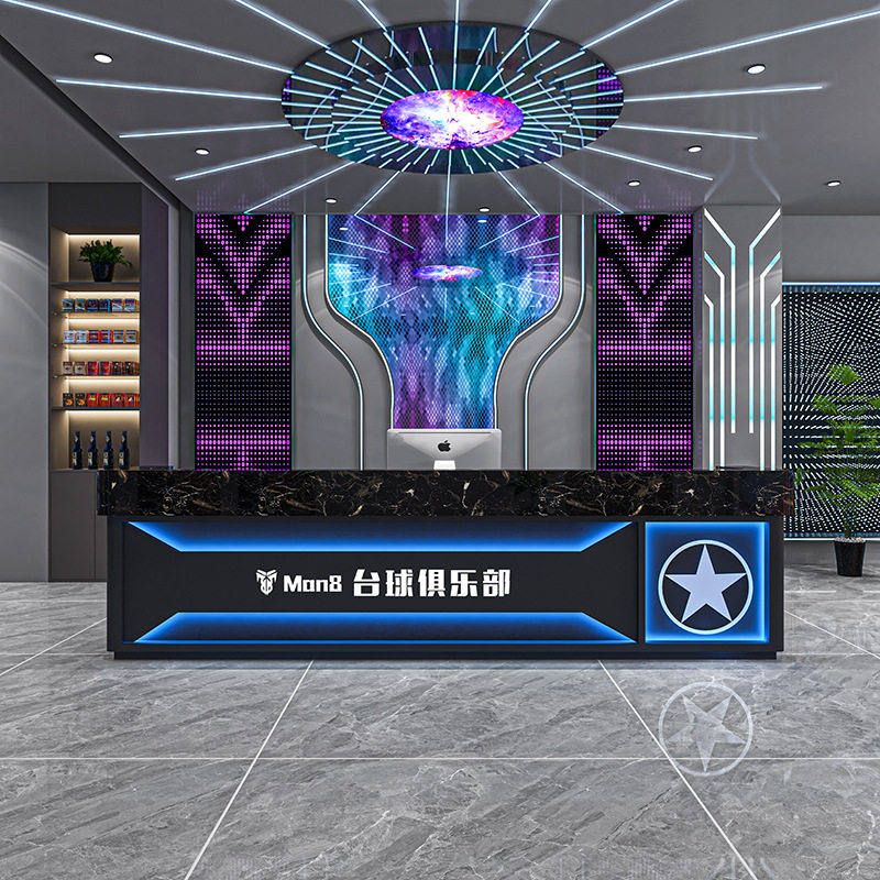 工业风轻奢前台收银台