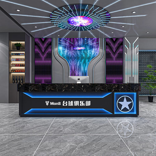 工业风轻奢前台收银台