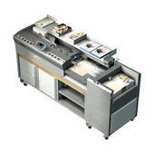 自动压痕胶装 全智能S20E胶装 机宝威SE系列吸嘴式 一体机自动胶包机