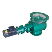 YJDAS 耐磨材质 300X300刚性叶轮给料机 16分格轮 硬齿面减速机