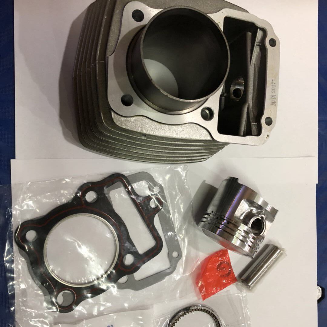 摩托车套缸气缸部件 CG125套缸 气缸体 活塞 环 上下垫 套缸总成