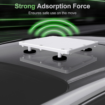 跨境迷你CarRoof Mount Magnetic磁吸车载支架铝合金Adapter配件