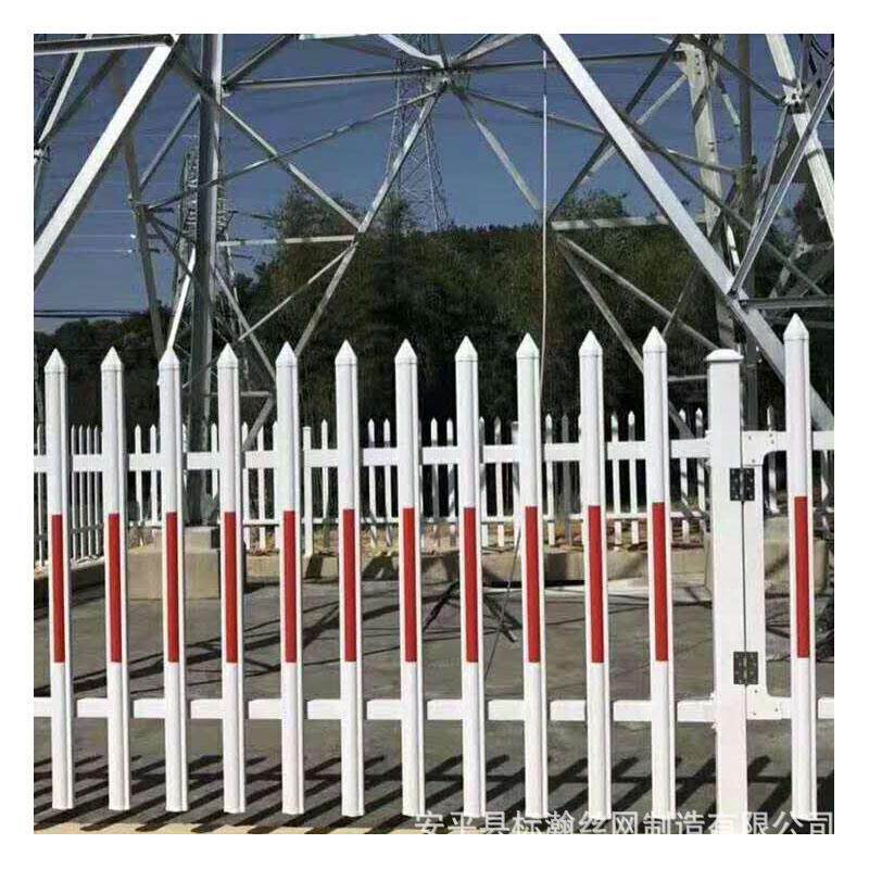 河南安阳小区庭院塑钢PVC围墙别墅社区围栏PVC草坪小栅栏