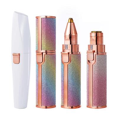 2 IN 1 Rechargeable Epilator Electric Eyebrow Trimmer Female