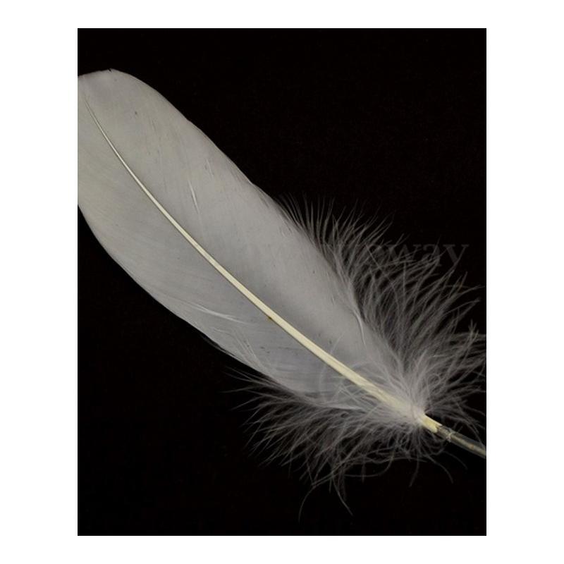 50pcs White Beautiful Large Goose Feathers 15-22cm / 5.91