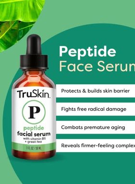 TruSkin Peptide Serum For Face with Collagen Boosting Peptid