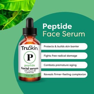 TruSkin Peptide Serum For Face with Collagen Boosting Peptid