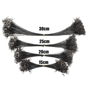 极速Aorace 20PCS Anti Bite Steel Fishing Line Steel Wire Lea