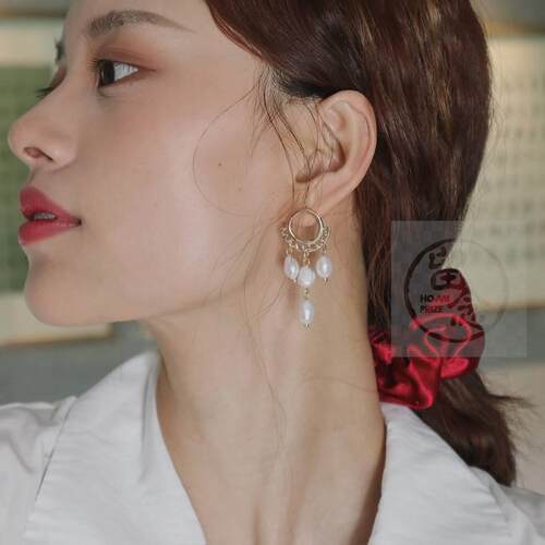 好货-Super fairy niche design personality ear jewelry earrin