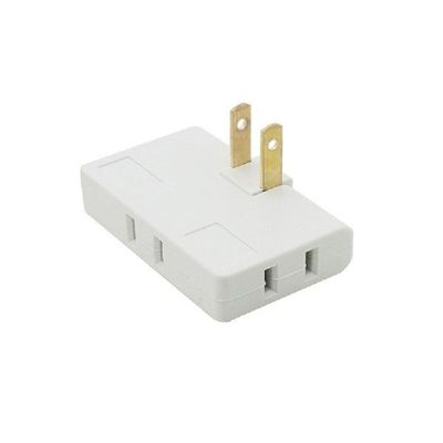 US 3in1 Extension Plug Electrical Adapter 180 Rotation