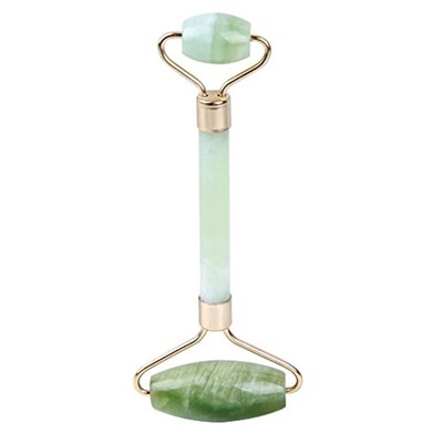 Jade Facial Roller - Natural Face Massager  Under Eye  Head