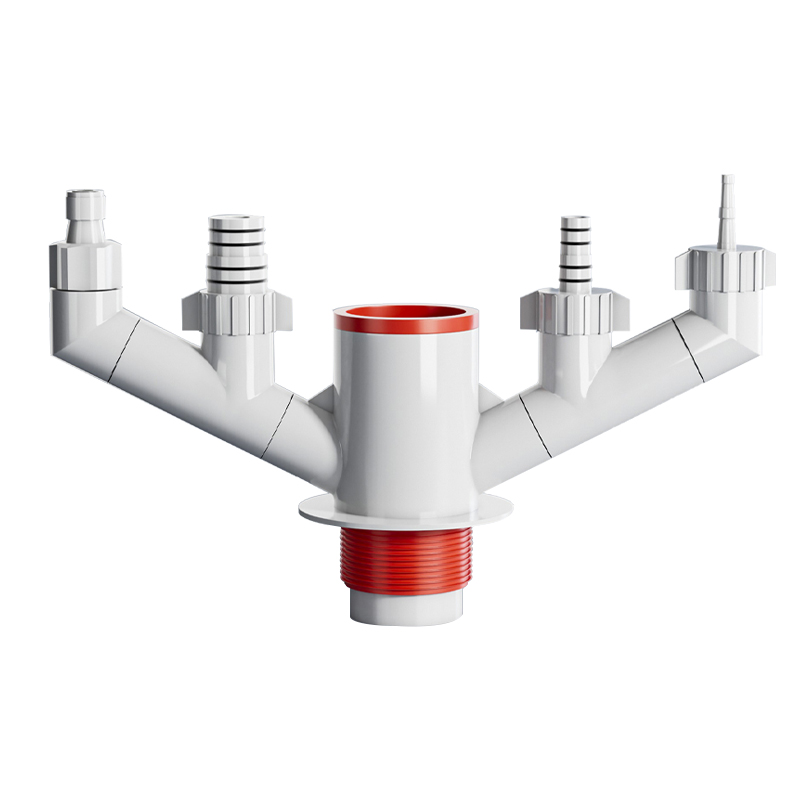 厨房下水管三头通排水道三通分水器防返臭神器多功能净水器连接头