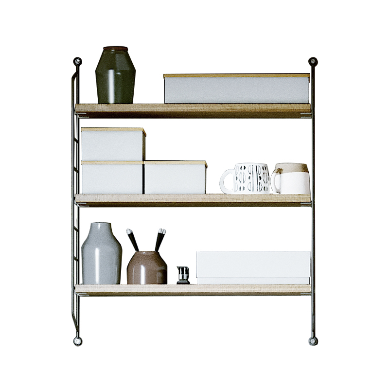 北欧墙上置物架免打孔挂墙壁挂式收纳隔层板装饰架子铁艺书架墙面