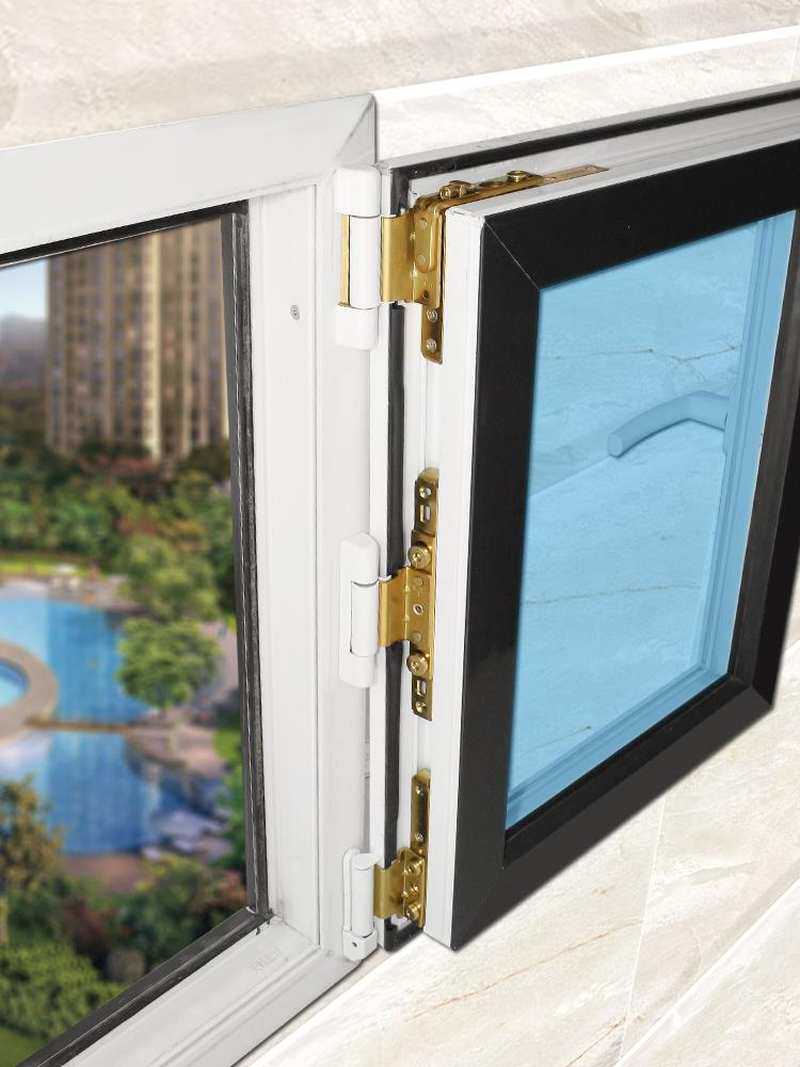 塑钢门窗铰链平开窗铰链塑钢窗户角部铰链阳台内外拉门铰链配件