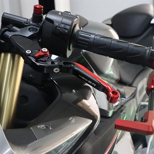 22款春风450SR专用改装刹车离合牛角手把折叠防摔拉杆手柄配件