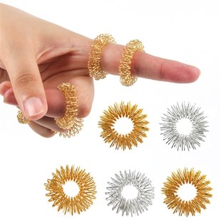 Massage Ring Acupuncture 5pcs Care Finger Health Lot