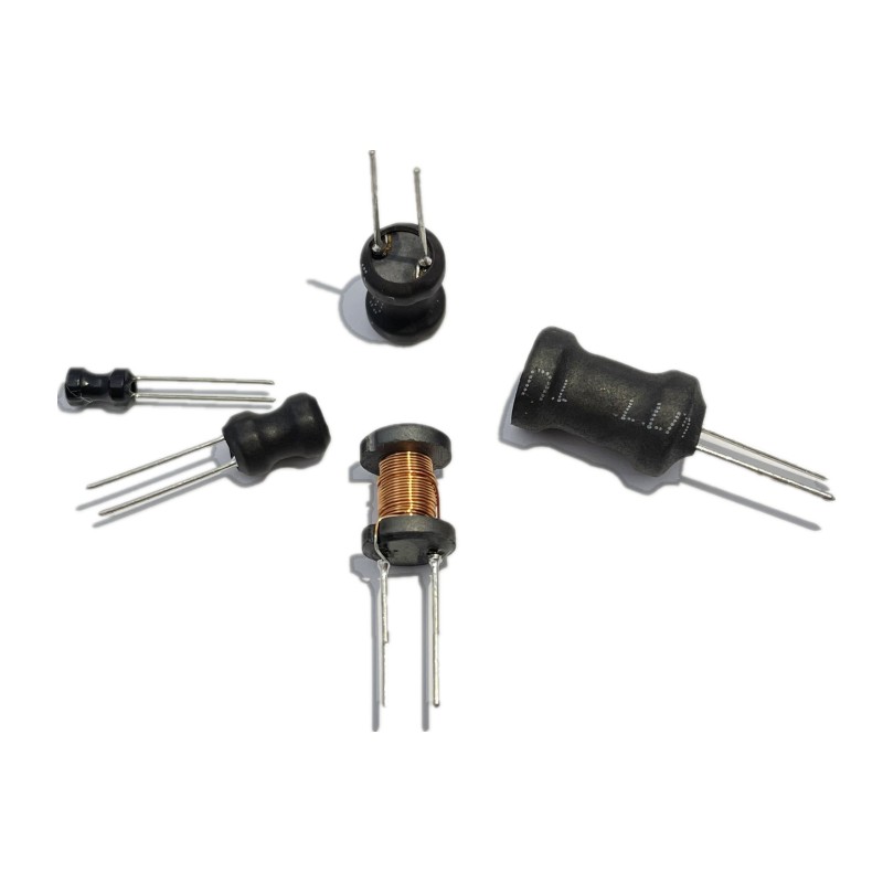 整包工字型功率电感4*6*8*10 9*12 100/2.2/3.3/47/680 UH/mH直插